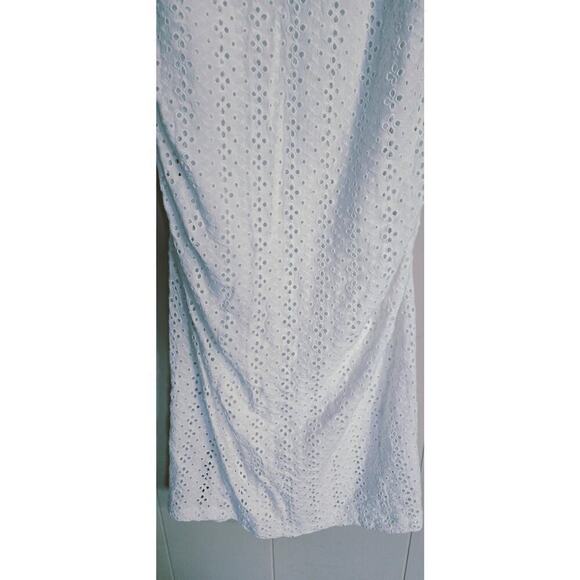 Jonathan Simkhai Eyelet Bustier White Ladies Size Medium Dress - Picture 11 of 11